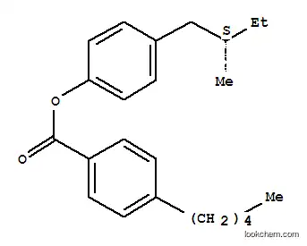 Molecular Structure of 69777-64-6 ((S)-p-(2-methylbutyl)phenyl p-pentylbenzoate)
