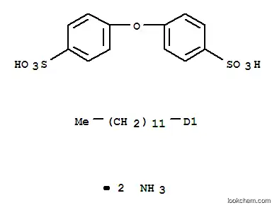 Molecular Structure of 69834-23-7 (diammonium dodecyl-4-(4-sulphonatophenoxy)benzenesulphonate)