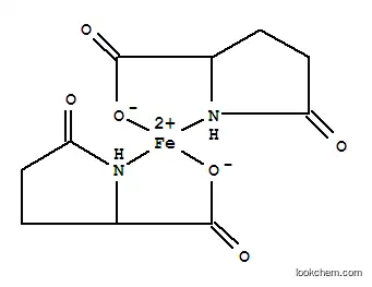 Molecular Structure of 69916-59-2 (Iron,bis(5-oxo-L-prolinato-N1,O2)- (9CI))
