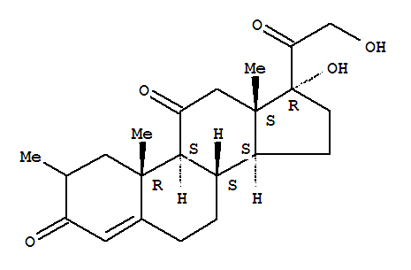 Pregn-4-ene-3,11,20-trione,17,21-dihydroxy-2-methyl- (7CI,8CI)