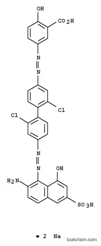 Molecular Structure of 71215-83-3 (disodium 5-[[4'-[(2-amino-8-hydroxy-6-sulphonato-2-naphthyl)azo]-2,2'-dichloro[1,1'-biphenyl]-4-yl]azo]salicylate)