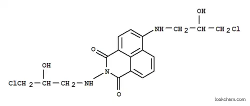Molecular Structure of 71222-18-9 (1H-Benz[de]isoquinoline-1,3(2H)-dione,2,6-bis[(3-chloro-2-hydroxypropyl)amino]-)