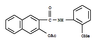 2-Naphthalenecarboxamide,3-(acetyloxy)-N-(2-methoxyphenyl)-