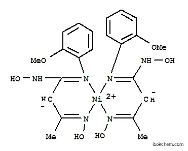 Molecular Structure of 71605-83-9 (Nickel,bis[N-hydroxy-3-(hydroxyimino-kN)-N'-(2-methoxyphenyl)butanimidamidato-kN']-)