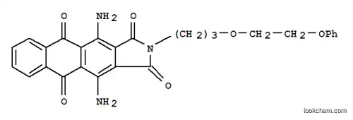 Molecular Structure of 71794-31-5 (4,11-diamino-2-[3-(2-phenoxyethoxy)propyl)-1H-naphth[2,3-f]isoindole-1,3,5,10(2H)-tetrone)