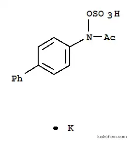 Molecular Structure of 71799-99-0 (N-(1,1'-Biphenyl)-4-yl-N-(sulfooxy)acetamide monopotassium salt)
