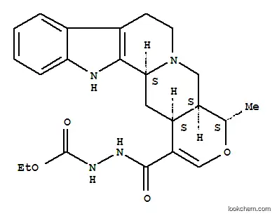 Molecular Structure of 72428-22-9 (ethyl 2-{[(19alpha,20alpha)-19-methyl-16,17-didehydro-18-oxayohimban-16-yl]carbonyl}hydrazinecarboxylate)