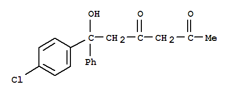 2,4-Hexanedione,6-(p-chlorophenyl)-6-hydroxy-6-phenyl- (6CI,8CI) cas  7248-82-0