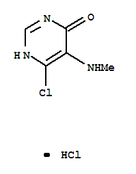 4(1H)-Pyrimidinone,6-chloro-5-(methylamino)-, hydrochloride (1:1) cas  7252-48-4