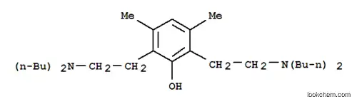 Molecular Structure of 7253-34-1 (2,6-bis[2-(dibutylamino)ethyl]-3,5-dimethylphenol)