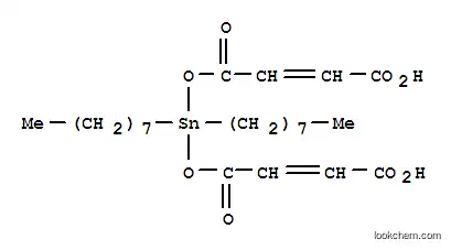 Molecular Structure of 73003-70-0 (4,4'-[(Dioctylstannylene)bis(oxy)]bis(4-oxo-2-butenoic acid))