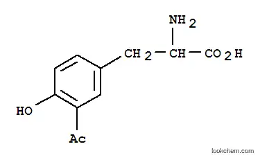 Molecular Structure of 73245-90-6 (3-acetyl-L-tyrosine)
