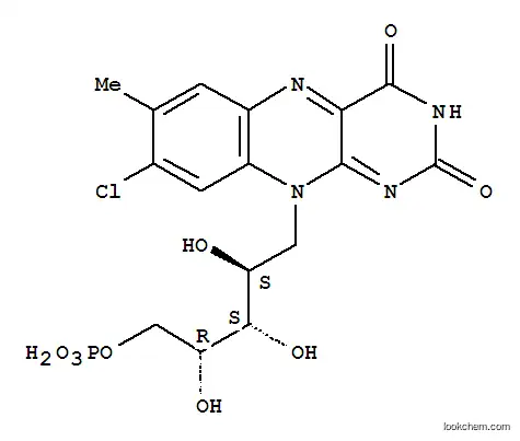 Molecular Structure of 73358-82-4 (8-chloro-FMN)