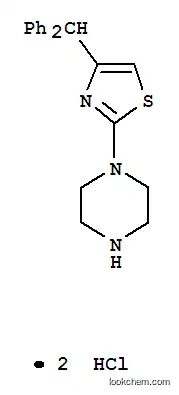 Molecular Structure of 73553-76-1 (1-[4-(diphenylmethyl)-1,3-thiazol-2-yl]piperazine dihydrochloride)