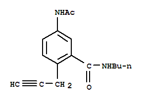 5-acetamido-N-butyl-2-prop-2-ynylbenzamide