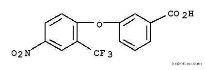 Molecular Structure of 7401-61-8 (3-[4-nitro-2-(trifluoromethyl)phenoxy]benzoic acid)