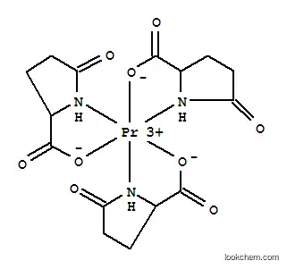 Molecular Structure of 74060-42-7 (Praseodymium,tris(5-oxo-L-prolinato-N1,O2)- (9CI))