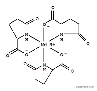 Molecular Structure of 74060-43-8 (Neodymium,tris(5-oxo-L-prolinato-N1,O2)- (9CI))