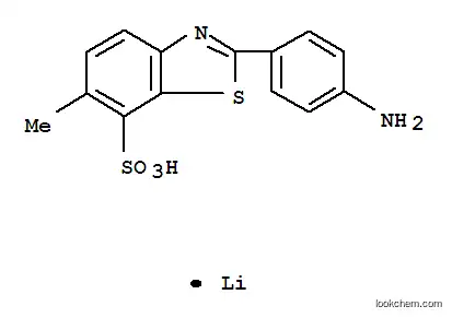 Molecular Structure of 74578-07-7 (7-Benzothiazolesulfonicacid, 2-(4-aminophenyl)-6-methyl-, lithium salt (1:1))