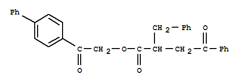 Benzenebutanoic acid, g-oxo-a-(phenylmethyl)-, 2-[1,1'-biphenyl]-4-yl-2-oxoethylester cas  7461-09-8