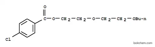 Molecular Structure of 7461-42-9 (2-(2-butoxyethoxy)ethyl 4-chlorobenzoate)