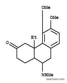 Molecular Structure of 7463-46-9 (4a-ethyl-5,6-dimethoxy-10-(methylamino)-1,4,4a,9,10,10a-hexahydrophenanthren-3(2H)-one)