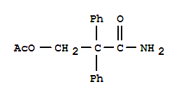 Hydracrylamide,2,2-diphenyl-, acetate (ester) (8CI) cas  7468-21-5