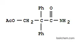 Molecular Structure of 7468-21-5 (3-amino-3-oxo-2,2-diphenylpropyl acetate)