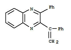 Quinoxaline,2-phenyl-3-(1-phenylethenyl)- cas  7472-90-4