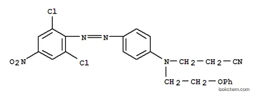 Molecular Structure of 74956-19-7 (3-[[4-[(2,6-dichloro-4-nitrophenyl)azo]phenyl](2-phenoxyethyl)amino]propiononitrile)