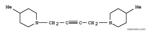 Molecular Structure of 7498-34-2 (Piperidine,1,1'-(2-butyne-1,4-diyl)bis[4-methyl-)