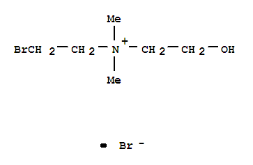 Ethanaminium,N-(2-bromoethyl)-2-hydroxy-N,N-dimethyl-, bromide (1:1) cas  7506-78-7