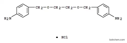 Molecular Structure of 7510-05-6 (Benzenamine,4,4'-[1,2-ethanediylbis(oxymethylene)]bis-, monohydrochloride (9CI))