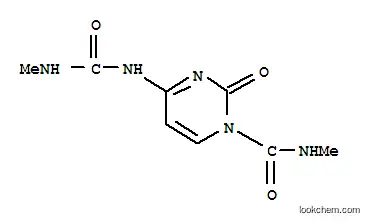 Molecular Structure of 76692-37-0 (N-methyl-4-[(methylcarbamoyl)amino]-2-oxopyrimidine-1(2H)-carboxamide)