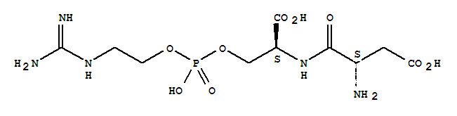 L-Serine, L-a-aspartyl-,2-[(aminoiminomethyl)amino]ethyl hydrogen phosphate (ester) (9CI)