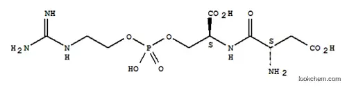 Molecular Structure of 76848-19-6 (L-Serine, L-a-aspartyl-,2-[(aminoiminomethyl)amino]ethyl hydrogen phosphate (ester) (9CI))