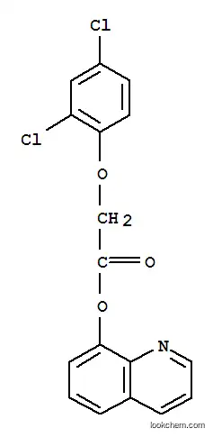Molecular Structure of 7702-63-8 (quinolin-8-yl (2,4-dichlorophenoxy)acetate)