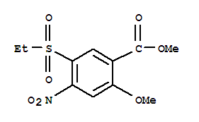Benzoic acid,5-(ethylsulfonyl)-2-methoxy-4-nitro-, methyl ester