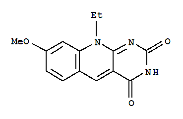 Pyrimido[4,5-b]quinoline-2,4(3H,10H)-dione,10-ethyl-8-methoxy-