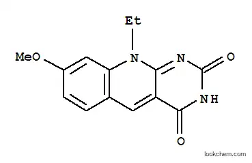 Molecular Structure of 80547-91-7 (10-ethyl-8-methoxypyrimido[4,5-b]quinoline-2,4(3H,10H)-dione)