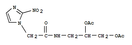3-{[(2-nitro-1H-imidazol-1-yl)acetyl]amino}propane-1,2-diyl diacetate