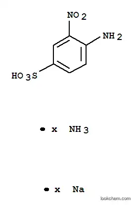 Molecular Structure of 82324-60-5 (2-Nitroaniline-4-sulfonic acid ammmonium sodium salt)