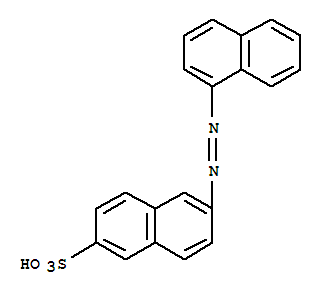 6-(1-naphthylazo)naphthalene-2-sulphonic acid