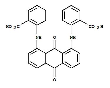Benzoic acid,2,2'-[(9,10-dihydro-9,10-dioxo-1,8-anthracenediyl)diimino]bis- (9CI)