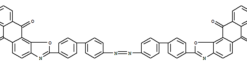 Anthra[2,1-d]oxazole-6,11-dione,2,2'-[azobis([1,1'-biphenyl]-4',4-diyl)]bis- (9CI)