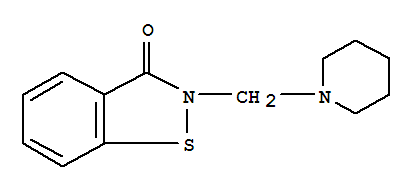1,2-Benzisothiazol-3(2H)-one,2-(1-piperidinylmethyl)-