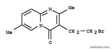 Molecular Structure of 84946-17-8 (3-(2-bromoethyl)-2,7-dimethyl-4H-pyrido[1,2-a]pyrimidin-4-one)