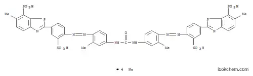 Molecular Structure of 85099-38-3 (tetrasodium 2,2'-[carbonylbis[imino(2-methyl-p-phenylene)azo(3-sulphonato-p-phenylene)]]bis[6-methylbenzothiazole-7-sulphonate])