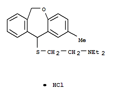 Ethanamine,2-[(6,11-dihydro-2-methyldibenz[b,e]oxepin-11-yl)thio]-N,N-diethyl-,hydrochloride (1:1)