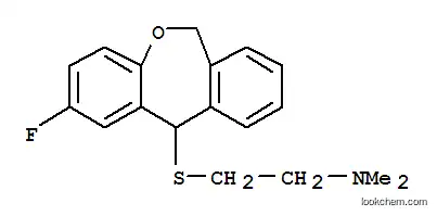 Molecular Structure of 87673-19-6 (N,N-Dimethyl-2-((2-fluoro-6,11-dihydrodibenz(b,e)oxepin-11-yl)thio)eth anamine)